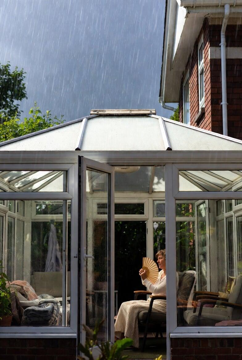 Old Conservatory Roof
